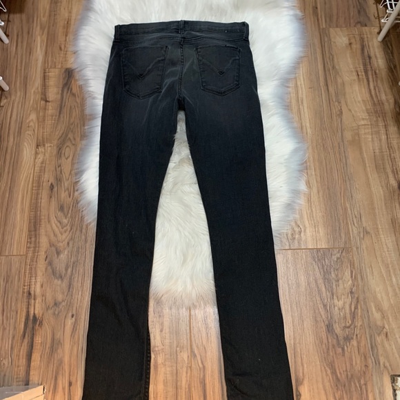 Hudson Gray Shine Midrise Skinny Jeans 28 - Picture 4 of 8